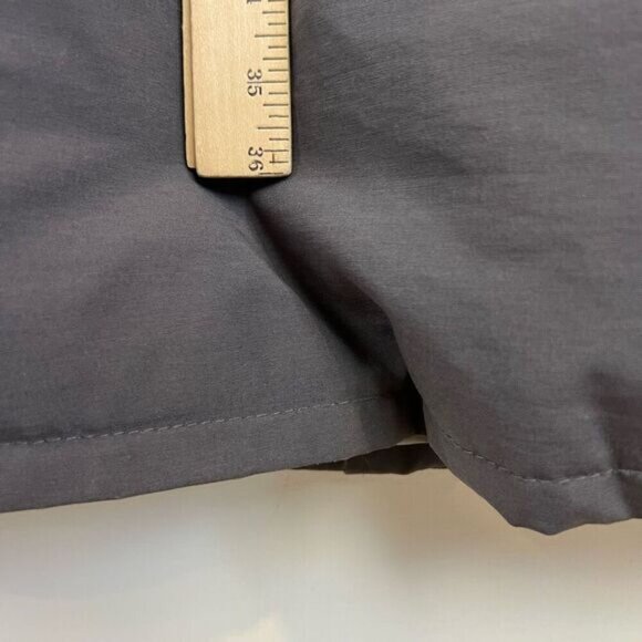 Vintage 3XL Gray Down Filled WaterFowl Feather Fur Hood Jacket Coat Parka Grunge - Picture 12 of 16